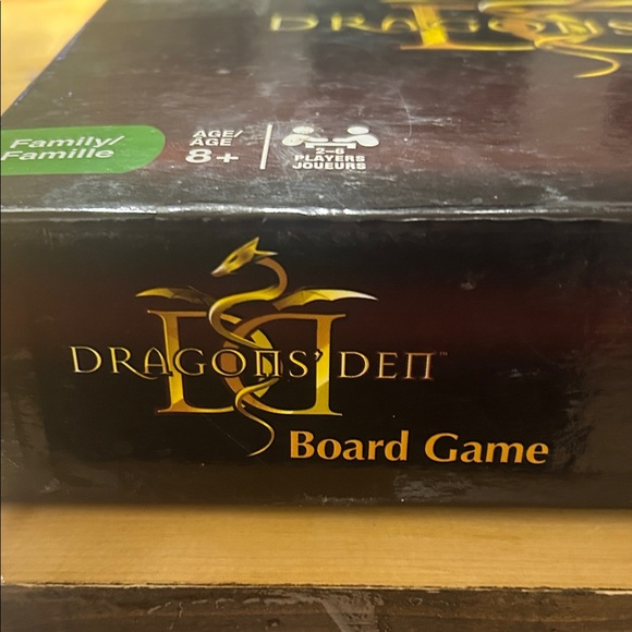 Dragons' Den Strategy Board Game - Black and Gold - Picture 2 of 8